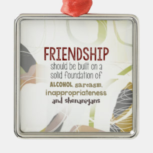 810.friendship-shenanigans julgransprydnad metall