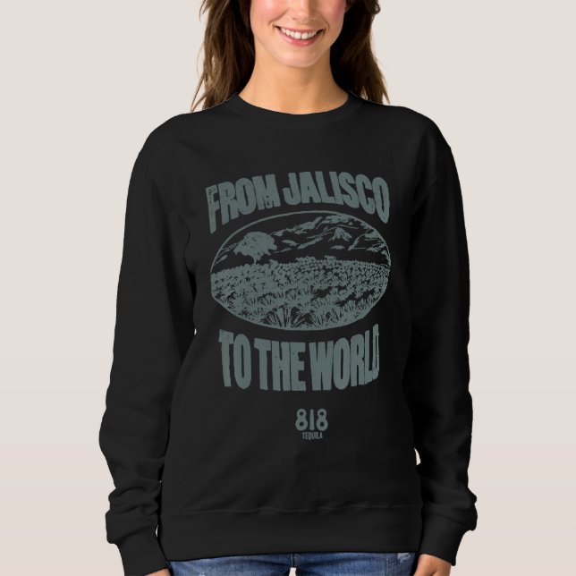 818 Tequila Cherry LA Från Jalisco Till Världen T Shirt (Framsida)