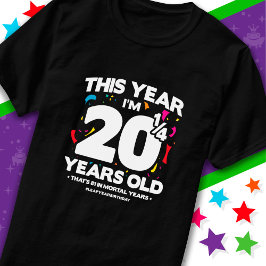 81:a födelsedag Mortal ÅR Bly Årsdag februari 29 T Shirt