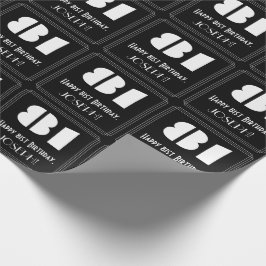 81:a födelsedagen: Art Deco Inspired Titta "81" oc Presentpapper