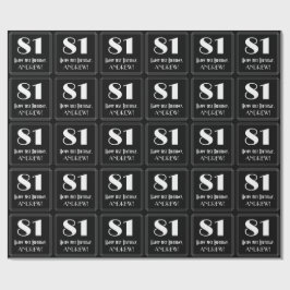 81:a födelsedagen - Art Deco Inspired Titta "81", Presentpapper