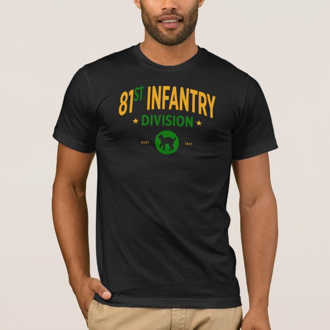 81:a infanteridivisionen - USA:s militära avdelnin T Shirt (Framsida)