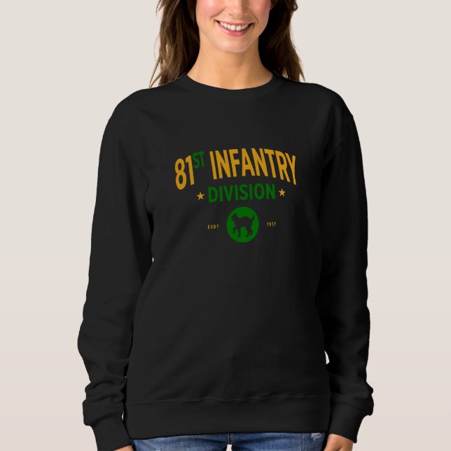 81:a infanteridivisionen - USA:s militära kvinnor T Shirt (Framsida)