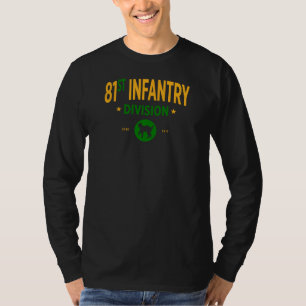 81:a infanteridivisionen - USA:s militära sedan lä T Shirt