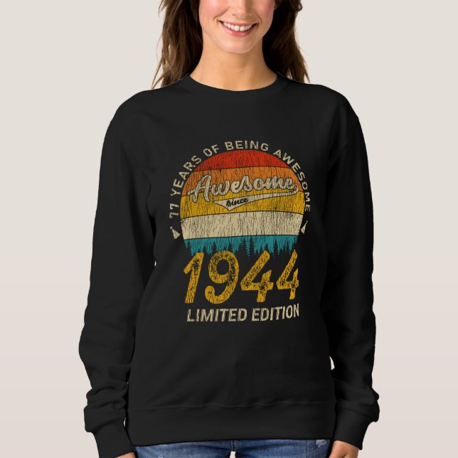 81-årig födelsedagspresent 1944 Fantastisk 81:a fö T Shirt (Framsida)