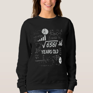 81-åriga Bday Math Teacher 81:a födelsedagsgåva T Shirt
