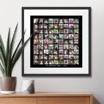 81 Fyrkantstödraster för foto med text - svart Poster<br><div class="desc">Använda 81 SQUARE-foton som skapar en personlig fotokollage. Den här moderna, rena layouten innehåller ett textblock i ett sansserif-teckensnitt för att lägga till en familj namn eller ett namn. Bakgrunden färg kan ändras i anpassningsområdet. ***För bästa resultat för den här multifotolayouten - skörd dina foton till fyrkanter innan de laddas...</div>