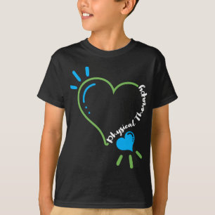 81 Fysisk behandling Hjärtbehandling PT Rehab Thys T Shirt