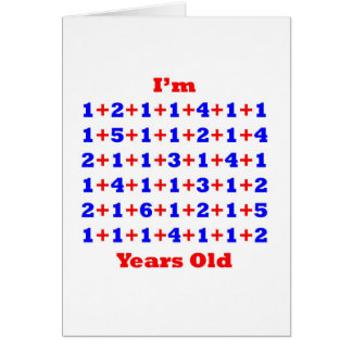 81 gammala år! hälsningskort