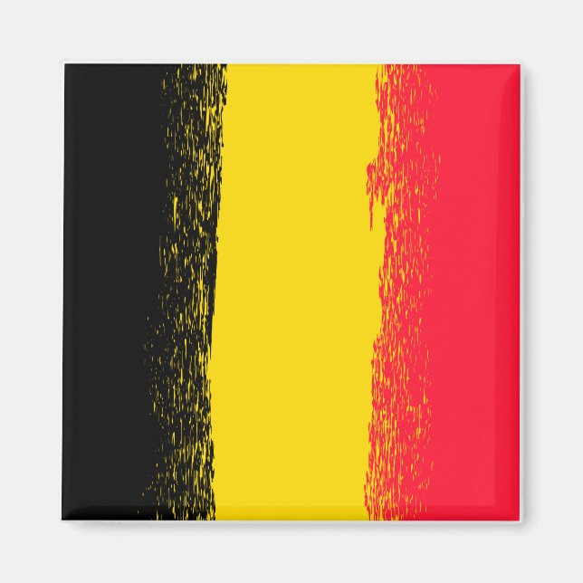 8266 Belgien, Flagga Magnet (Framsidan)