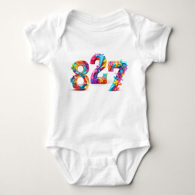 827 Baby T Shirt (Framsida)
