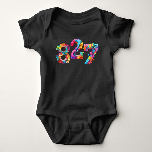 827 Baby T Shirt (Framsida)