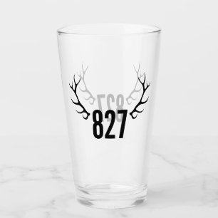 827 Elks Horns Glaskopp