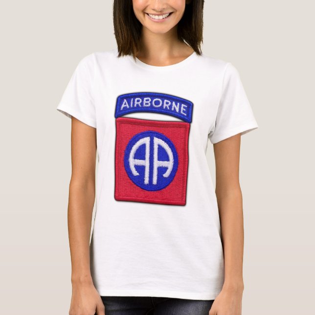 82:a ABN Airborne Div Vets LRRP T Shirt (Framsida)