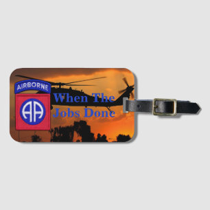 82:a ABN Airborne Division Veterans Vets lapp Bagagebricka