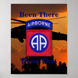 82:a ABN DIV: Airborne Division Veterans Vets Poster