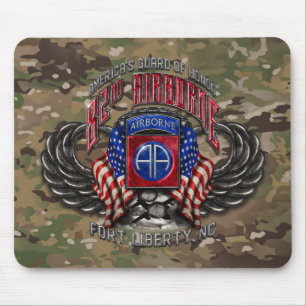 82:a Airborne Camo Mousepad Musmatta