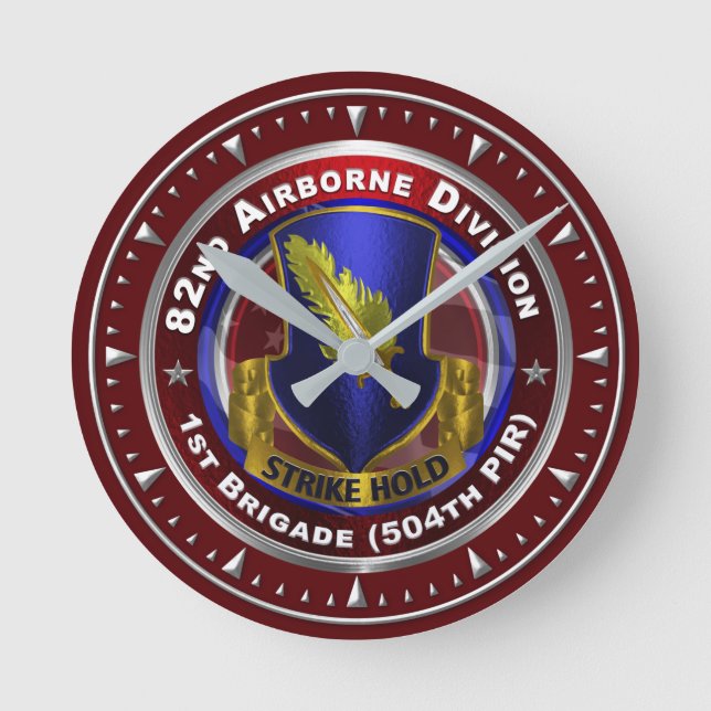 82:a Airborne Division 504 th PIR Rund Klocka (Framsida)