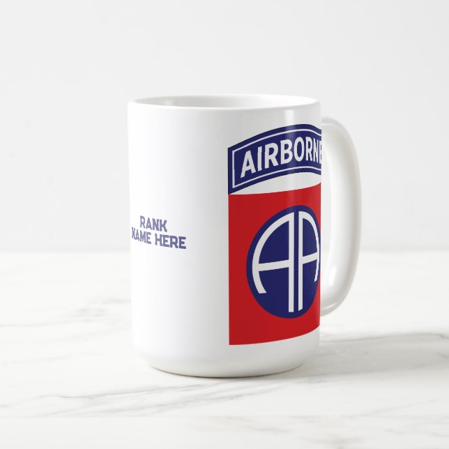 82:a Airborne Division ’All American’ Anpassningsb Kaffemugg (Framsida höger)