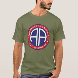 82:a Airborne Division All American Avslappnad Pat T Shirt