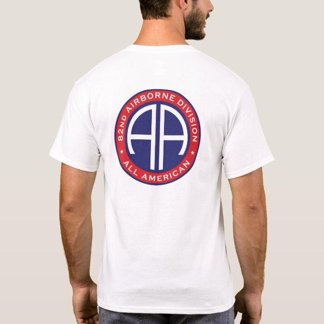 82:a Airborne Division All American Emblem T-Shirt (Baksida)