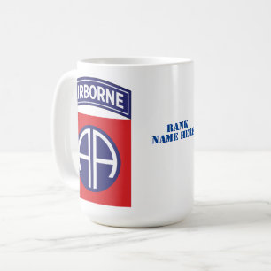 82:a Airborne Division All American Service Badge Kaffemugg