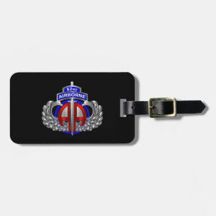 82:a Airborne Division Dagger Bagagebricka