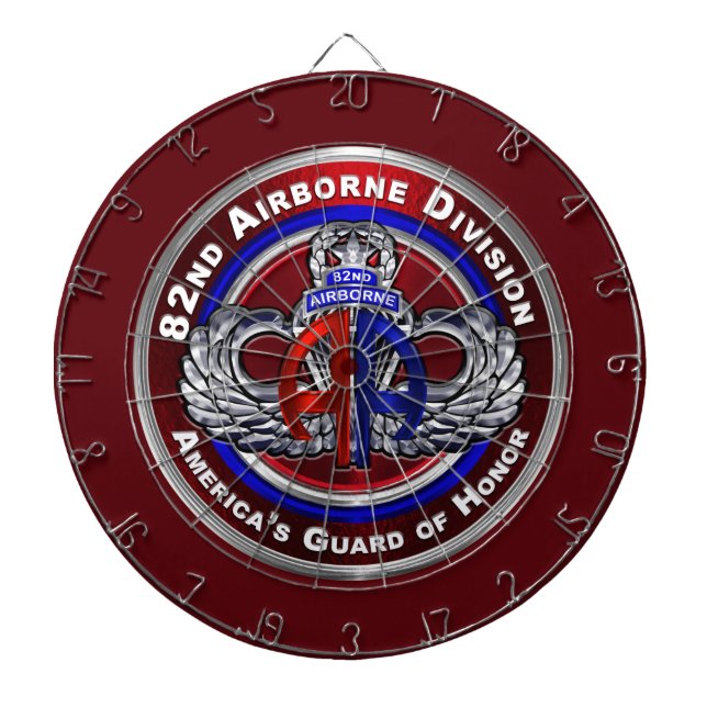 82:a Airborne Division Darttavla (Framsidan)