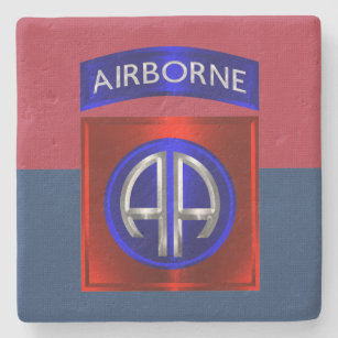 82:a Airborne Division Färg Stenunderlägg
