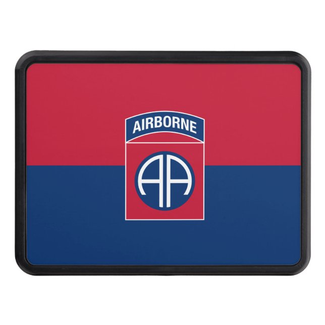 82:a Airborne Division Flagga Military Veteran Dragkroksskydd (Framsidan)