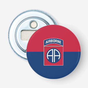 82:a Airborne Division Flagga Military Veteran Flasköppnare