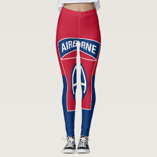 82:a Airborne Division Flagga Military Veteran Leggings