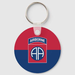 82:a Airborne Division Flagga Military Veteran Nyckelring