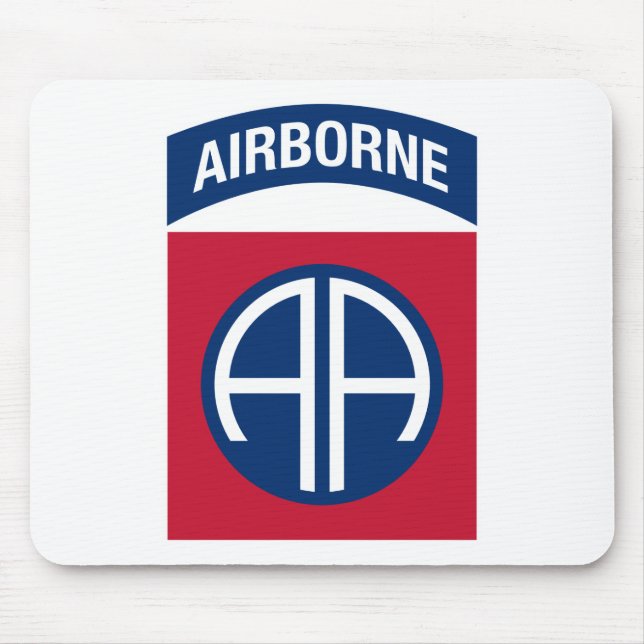 82:a Airborne Division Insignia Military Veteran Musmatta (Framsidan)