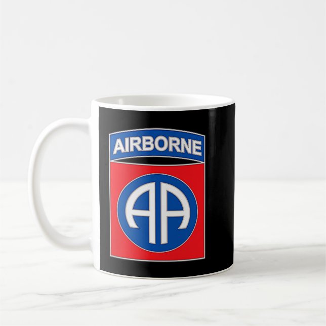 82:a Airborne Division Kaffemugg (Vänster)