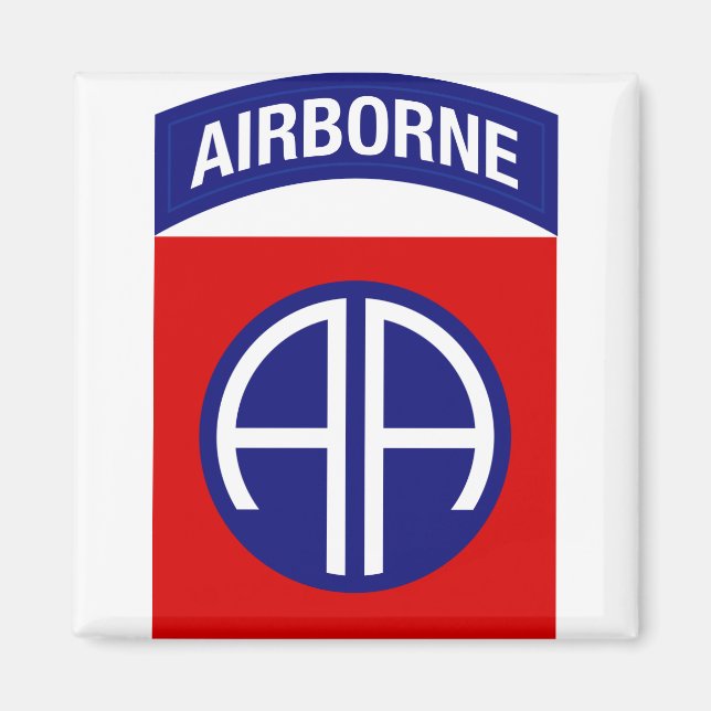 82:a Airborne Division Magnet (Framsidan)