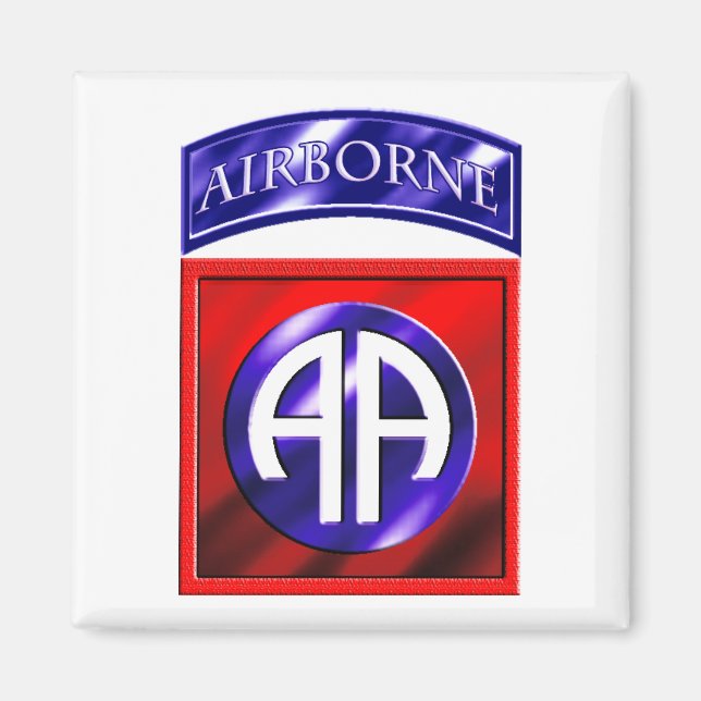 82:a Airborne Division Magnet (Framsidan)