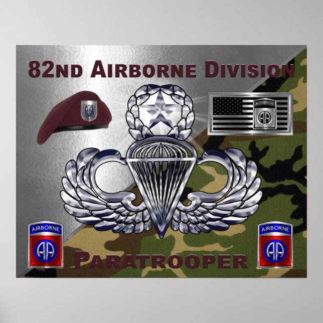 82:a Airborne Division Poster (Framsidan)