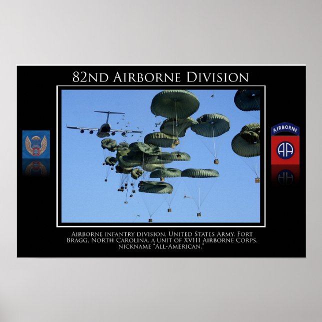 82:a Airborne Division Poster (Framsidan)
