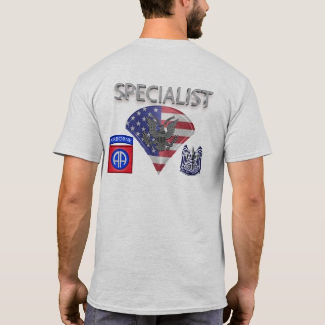 82:a Airborne Division Specialist T Shirt (Baksida)