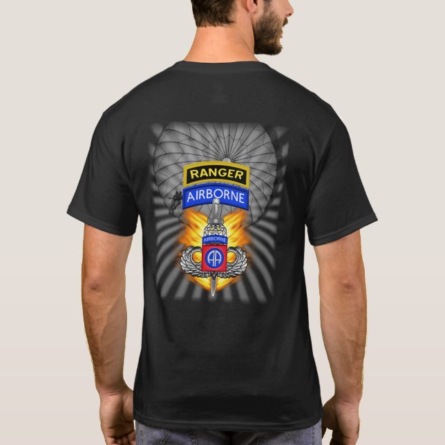 82:a Airborne Division T Shirt (Baksida)