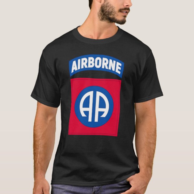 82:a Airborne Division T Shirt (Framsida)