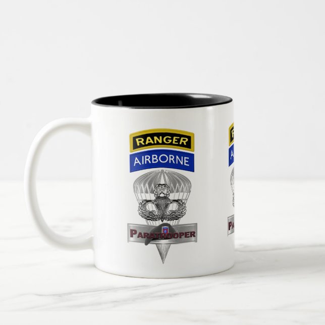 82:a Airborne Division Två-Tonad Mugg (Vänster)