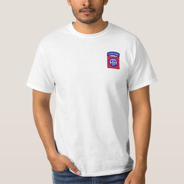 82:a Airborne Division Veterans  T Shirt (Framsida)