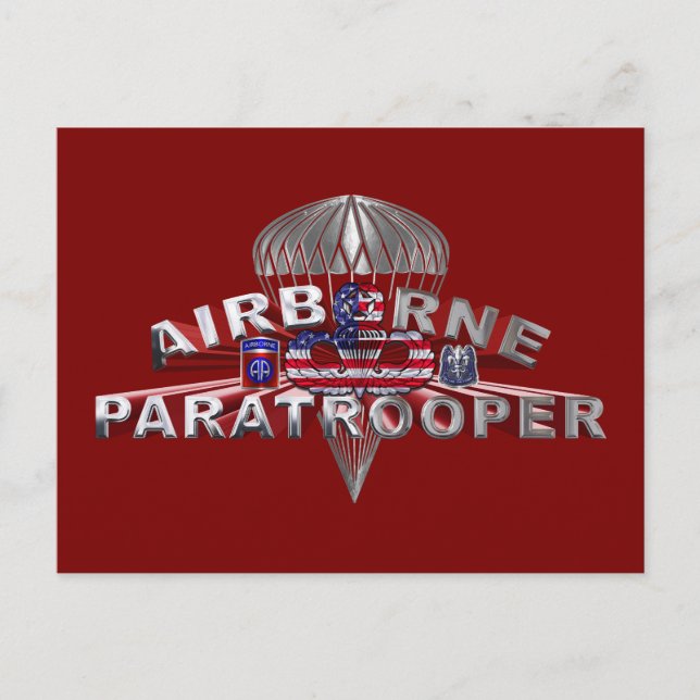 82:a Airborne Division Vykort (Framsida)