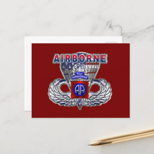82:a Airborne Division Vykort