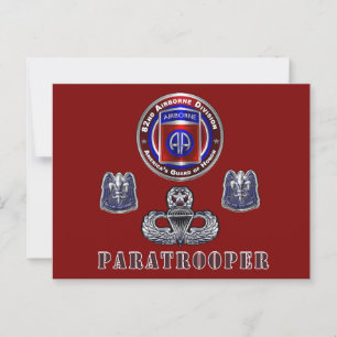 82:a Airborne Division Vykort