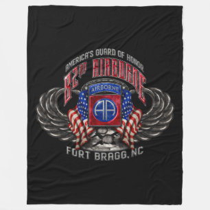 82:a Airborne Fort Bragg Black Fleecefilt