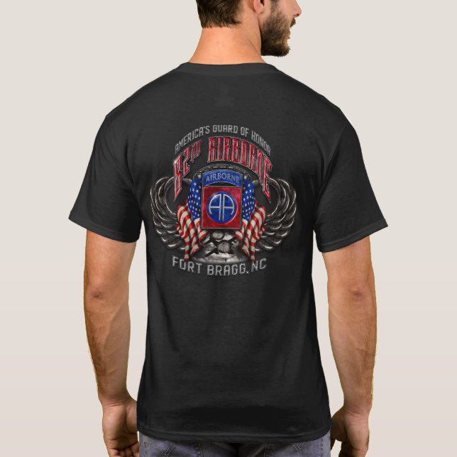 82:a Airborne Fort Bragg T Shirt (Baksida)