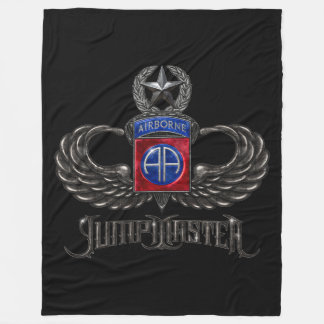82:a Airborne Jumpmaster Black Fleecefilt